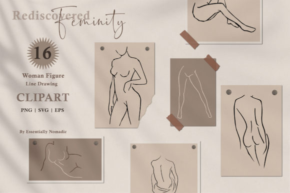 Download Woman Nude Line Drawing Clipart - Art Collection