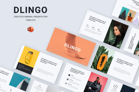 Download Dlingo - Creative &amp; Minimal PowerPoint - Minimal powerpoint Collection