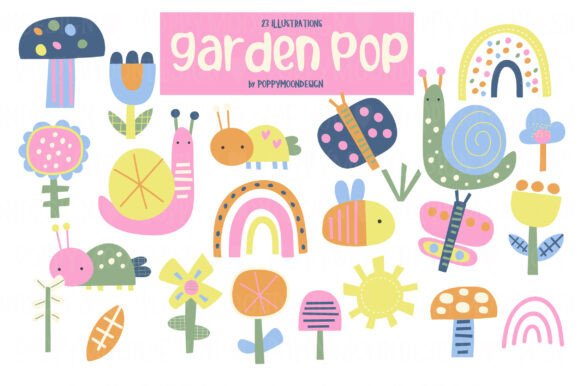 Download Garden Pop Clipart Set - Art Collection