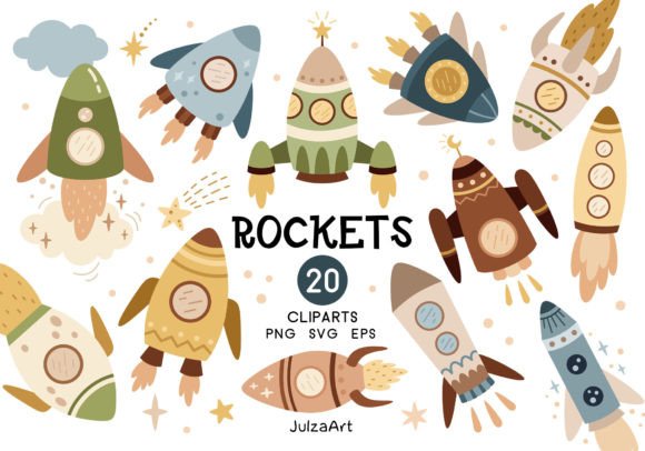 Download Space Rocket Clipart, Spaceship Clipart - Art Collection