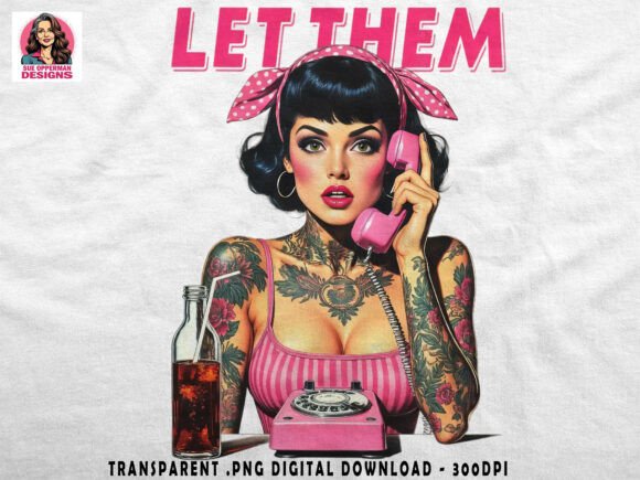 Download Tattoo Pinup Phone | Retro Pop Art - Art Collection