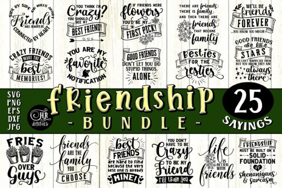 Download Friendship Bundle, Funny Friend Quotes - Friendship Collection