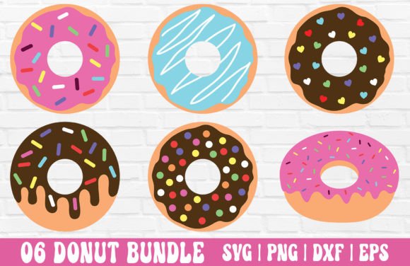 Download Donut SVG/PNG Bundle - Donut Clipart - Art Collection