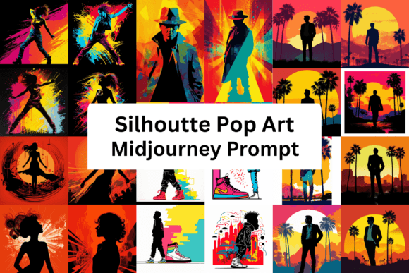 Download Ai Prompt for Silhouette Pop Art - Art Collection