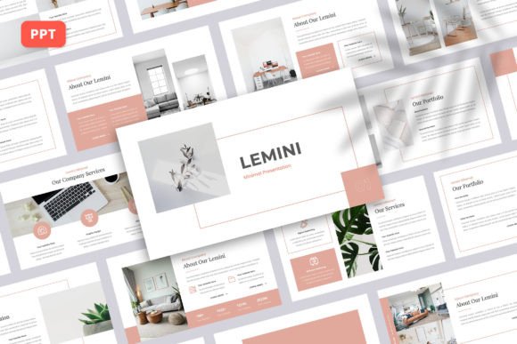 Download Lemini – Minimal PowerPoint Template - Minimal powerpoint Collection