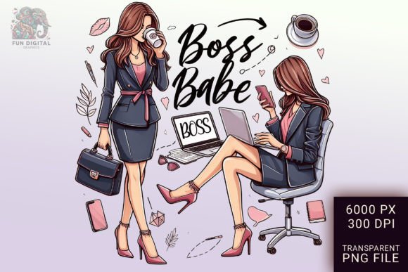 Download Girl Boss Entrepreneur Businesswoman Art - Art Collection