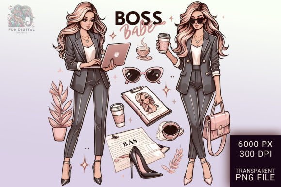 Download Girl Boss Entrepreneur Businesswoman Art - Art Collection