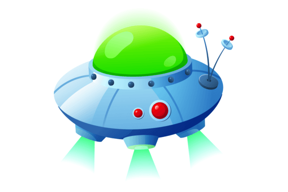 Download Alien Spaceship Icon. Cartoon Ufo Ship. - Art Collection