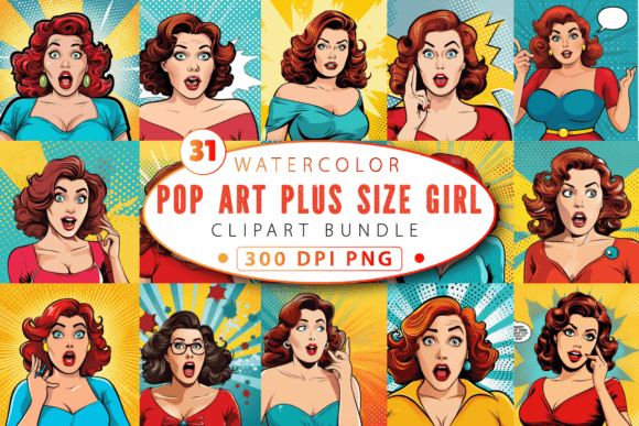 Download Pop Art Plus Size Girl Birthday Party - Art Collection