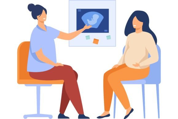 Download Happy Pregnant Woman Consulting in Gynec - Consulting Collection