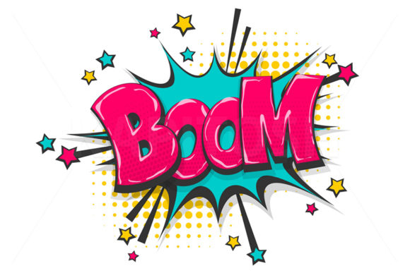 Download Boom Comic Text Speech Bubble Pop Art - Art Collection