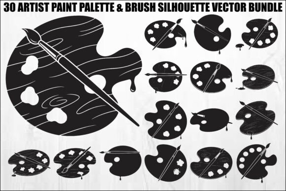 Download Artist Paint Palette Bundle - Art Collection