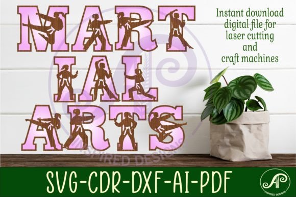 Download Female Martial Arts Theme Alphabet Set. - Art Collection