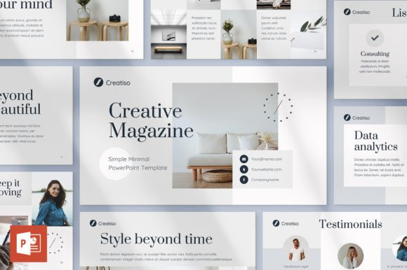 Download Simple Minimal PowerPoint Template - Minimal powerpoint Collection