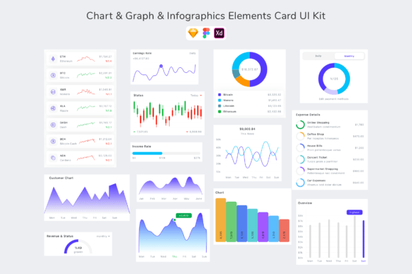 Download Chart &amp; Graph &amp; Infographics Elements - Art Collection